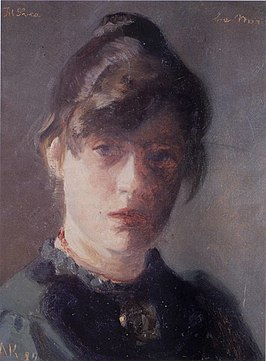 Zelfportret van Marie