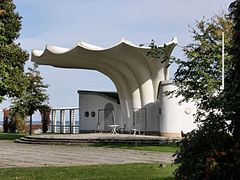 Musikpavillon „Kurmuschel“, Sassnitz (errichtet 1987, saniert 2018)