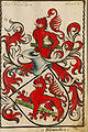 Wappen der Herren von Neuhausen im Scheiblerschen Wappenbuch von 1450–1480