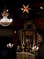 Weihnachtliche Beleuchtung mit Herrnhuter Adventsstern in der Exulantenkirche Oberneuschönberg von Geolina - Bild 12 in der Kategorie Sonstige Weihnachtsbilder