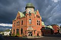 The town's old post office, now the town's library (Bibliothèque Françoise-Maurice de Coaticook).