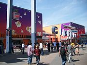 The original appearance of AMC Citywalk Stadium 19 with IMAX in Universal City, California. It was rebranded and renovated as "Universal Cinema AMC at CityWalk Hollywood" in 2017.