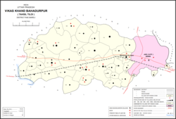 Map of Bahadurpur CD block