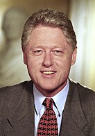 Photographic portrait of Bill Clinton