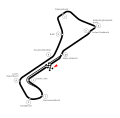 Streckenführung des Circuit Zolder bis 1972