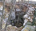 Trockenliegende Karstquelle bei Cuges-les-Pins