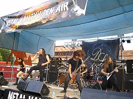 Dark Lunacy performing at Metal Valley Open Air, 2009