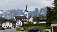 Eschen, im Hintergrund Alpstein