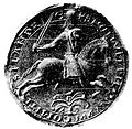 Ein Siegel Graf Philipps I. von Flandern
