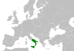 Regno di Sicilia - Localizzazione