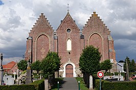 De Sint-Audomaruskerk in Ledringem