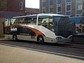 A Lucketts Travel Scania Irizar coach.