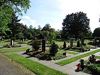 Urnengräber auf dem neuen Friedhofsteil