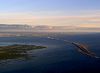 The Oresund Bridge looking toward Sweden