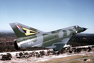 Kraliyet Avustralya Hava Kuvvetleri'ne ait bir Mirage III