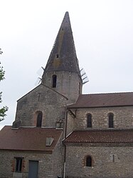 The church in Saint-Christophe-en-Bresse