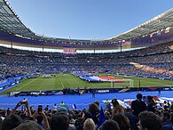 Portekiz'in Fransa'yı 1–0 mağlup ederek şampiyon olduğu EURO 2016 finalinin oynandığı Fransa Stadyumu.