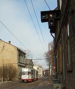 Tatra KT4 240 in de Tramvajus liepojoj; 2011.