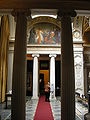 View across anteroom showing lunette