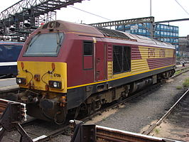 De 67016 in Londen Kings Cross