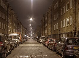 De Bestevaerstraat in september 2006, gezien naar de Jan van Galenstraat