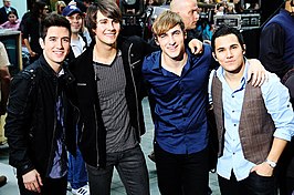 De band Big Time Rush uit de serie