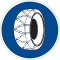 C 5a: Snow chains compulsory