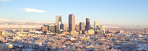 Denver, the largest city in the metropolitan area