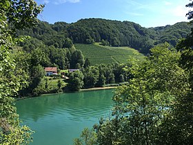 Blick auf Oberriet im Sommer 2017