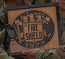 Fire Shield 2023 plaque