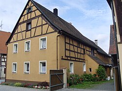 Wohnhaus, Hauptstraße 24, in Merkendorf