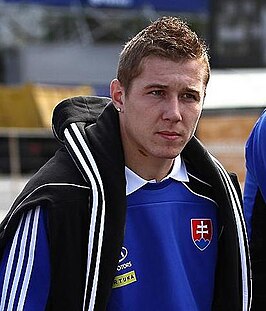 Kucka in het tenue van Slowakije in juni 2010.