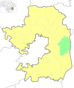 Location of Lavoriškės Eldership