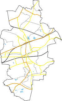 Mapa konturowa Zabrza