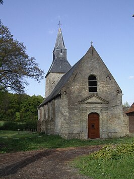 De Sint-Mildredakapel, voorzijde, in Millam