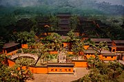 Mount Tiantai Guoqing Temple Model