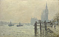 Claude Monet: Die Themse bei Westminster, 1871