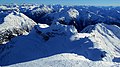 Mount Howard (centered) viewed from Mount Matier.