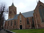 Oude Jeroenskerk, met op de achtergrond de toren