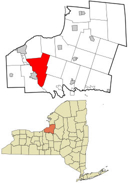 Location in Oswego County and the state of New York.