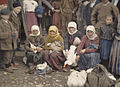 Krusevac, Serbien, 1913, Geflügelverkäuferinnen auf dem Markt