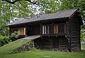 Stable from Søre Villand, built in the later 1700s, purchased by the museum in 1918, taken down in 1919 and resurrected at Marienlyst in 1922.