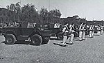 Members of the 1st Armoured Car Squadron in Tokyo in late 1947