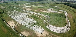 A félbehagyott Balatonring panorámaképe 2018-ban