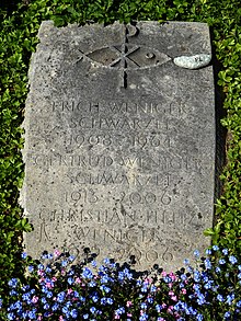 Christian Heitz-Weniger (1942–2006) Botaniker, Sachbuchautor, Oberlehrer. Grab, Friedhof am Hörnli