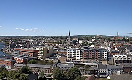 Drogheda'nın 2007 yılındaki güneyden görüntüsü