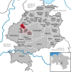 Lage der Gemeinde Hespe im Landkreis Schaumburg