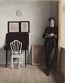 Βίλχελμ Χάμερσεϊ (1864–1916) Εσωτερικό με Νεαρό Αναγνώστη, 1898