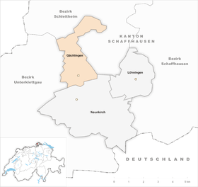 Karte von Gächlingen