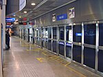 The KLCC LRT station before refurbishment.